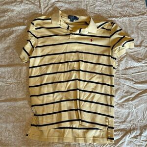 Yellow Striped Polo Ralph Lauren Shirt